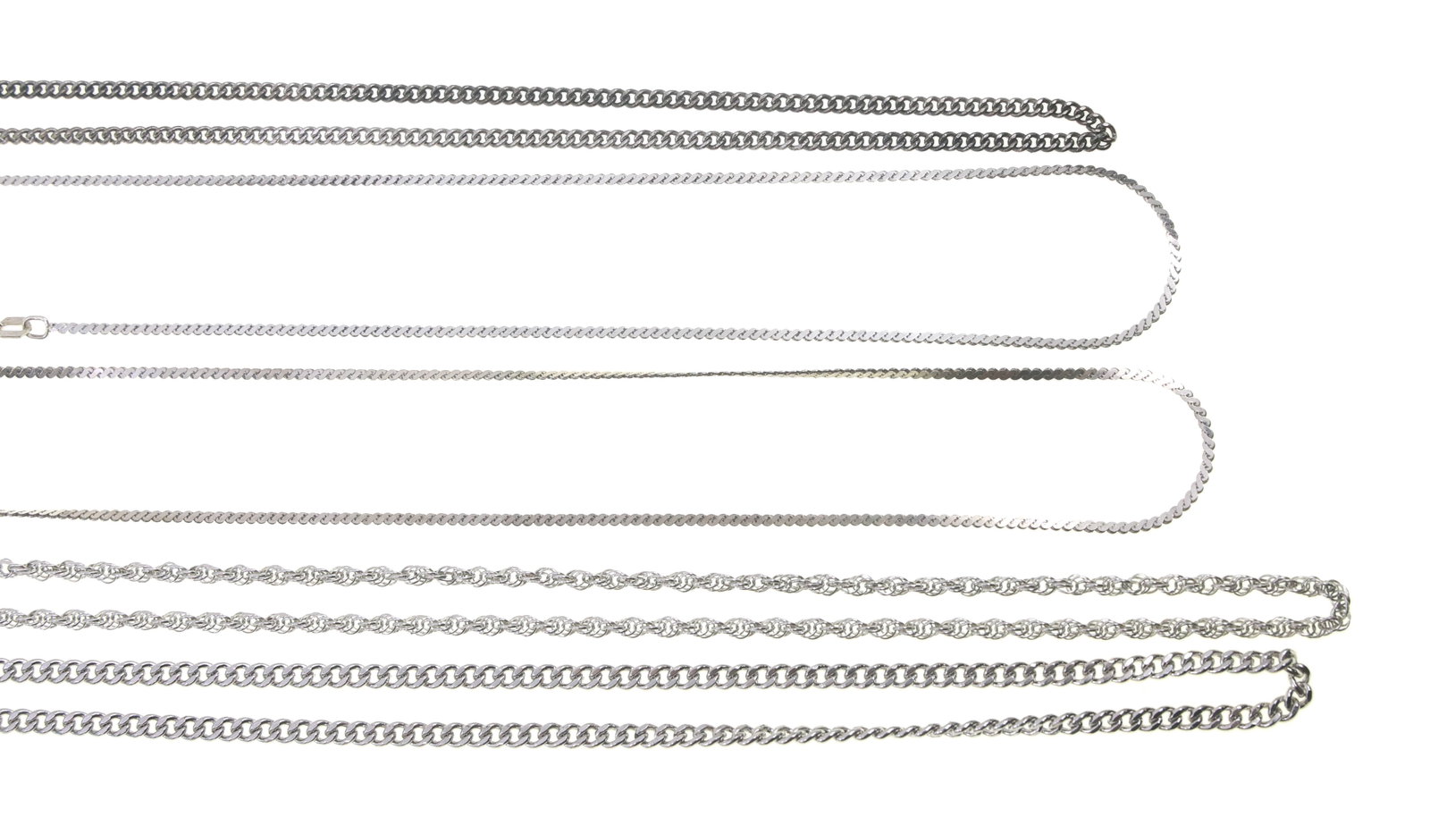 STERLING SILVER CHAINS - 13