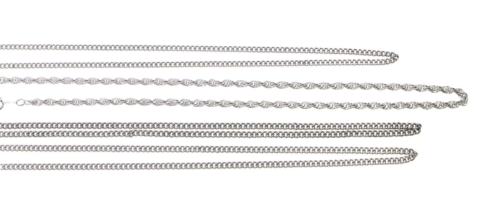 STERLING SILVER CHAINS - 8