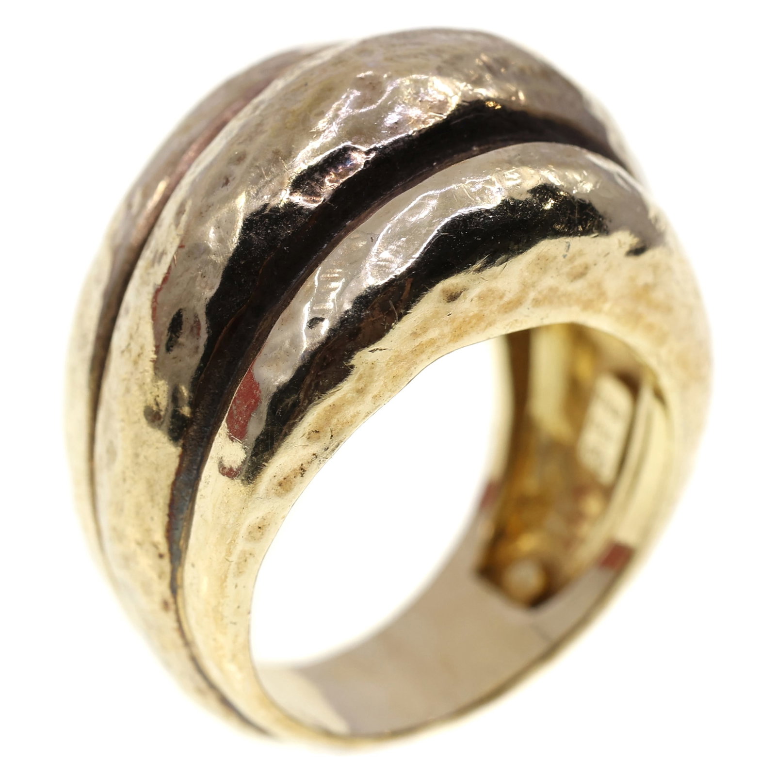 STERLING SILVER VERMEIL FASHION RING (1 of 6)