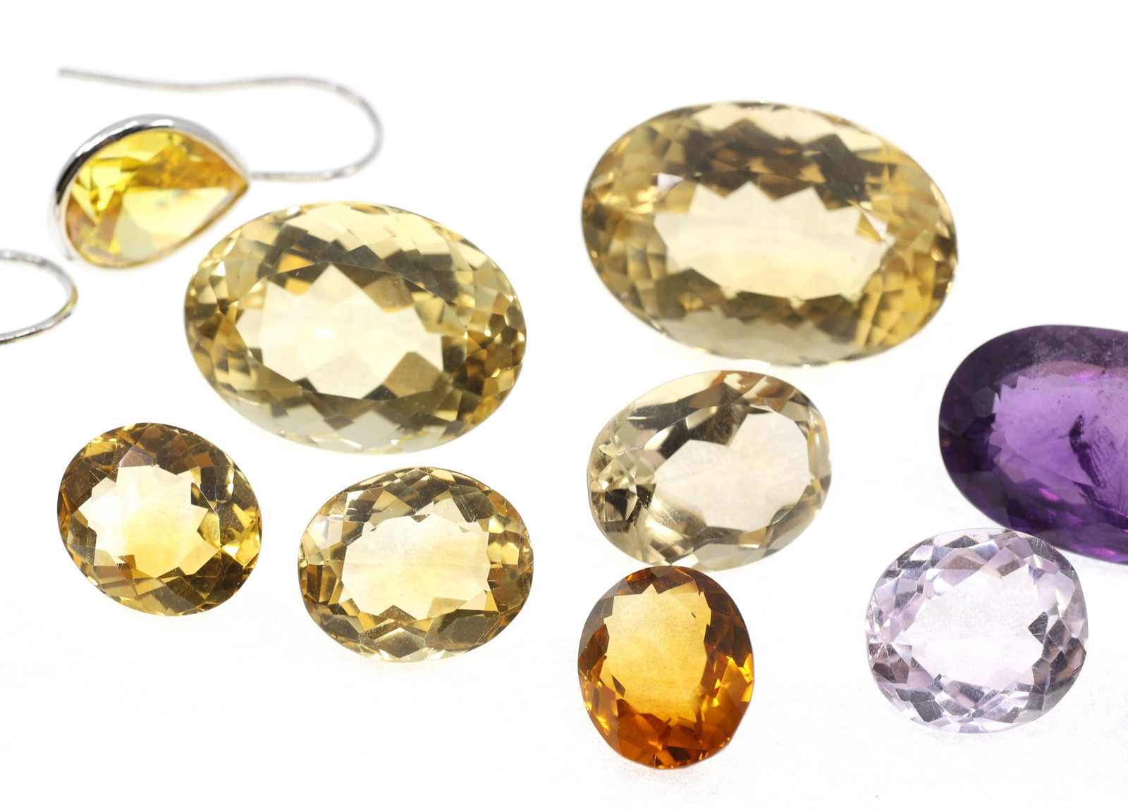 LOOSE CITRINE & AMETHYST - ROUND, OVAL, RECTANGULAR - 3