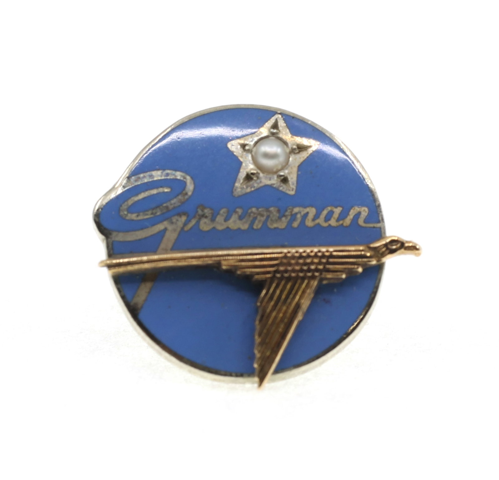 10K YELLOW GOLD GRUMMAN EMPLOYEE SERVICE PIN (1 of 2)