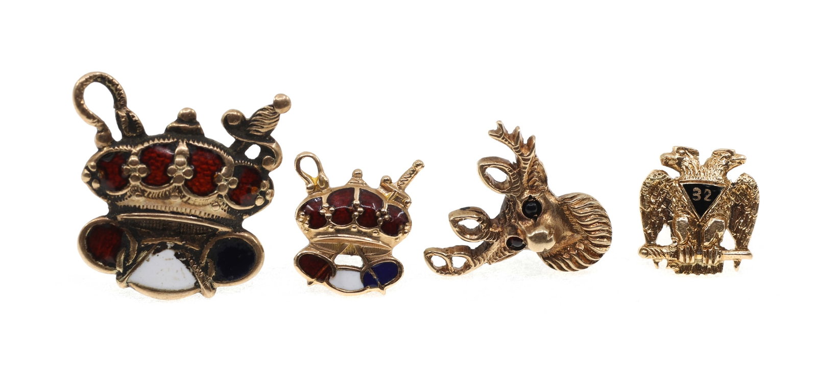 10K YELLOW GOLD FRATERNAL ORGANIZATION PINS (1 of 4)