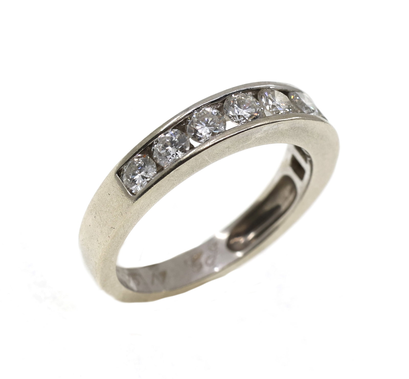 14K WHITE GOLD 1 CTW DIAMOND BAND (1 of 4)
