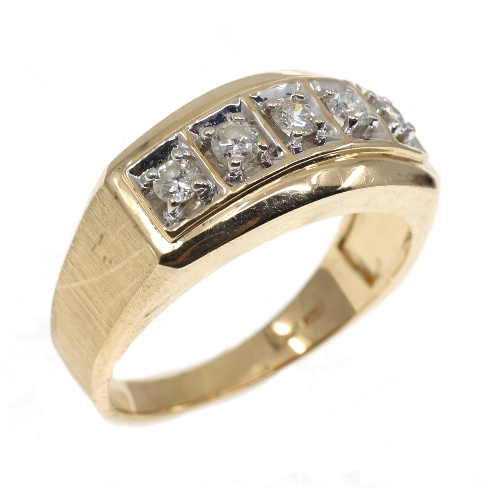 14K YELLOW GOLD 0.40 CTW DIAMOND BAND (1 of 4)