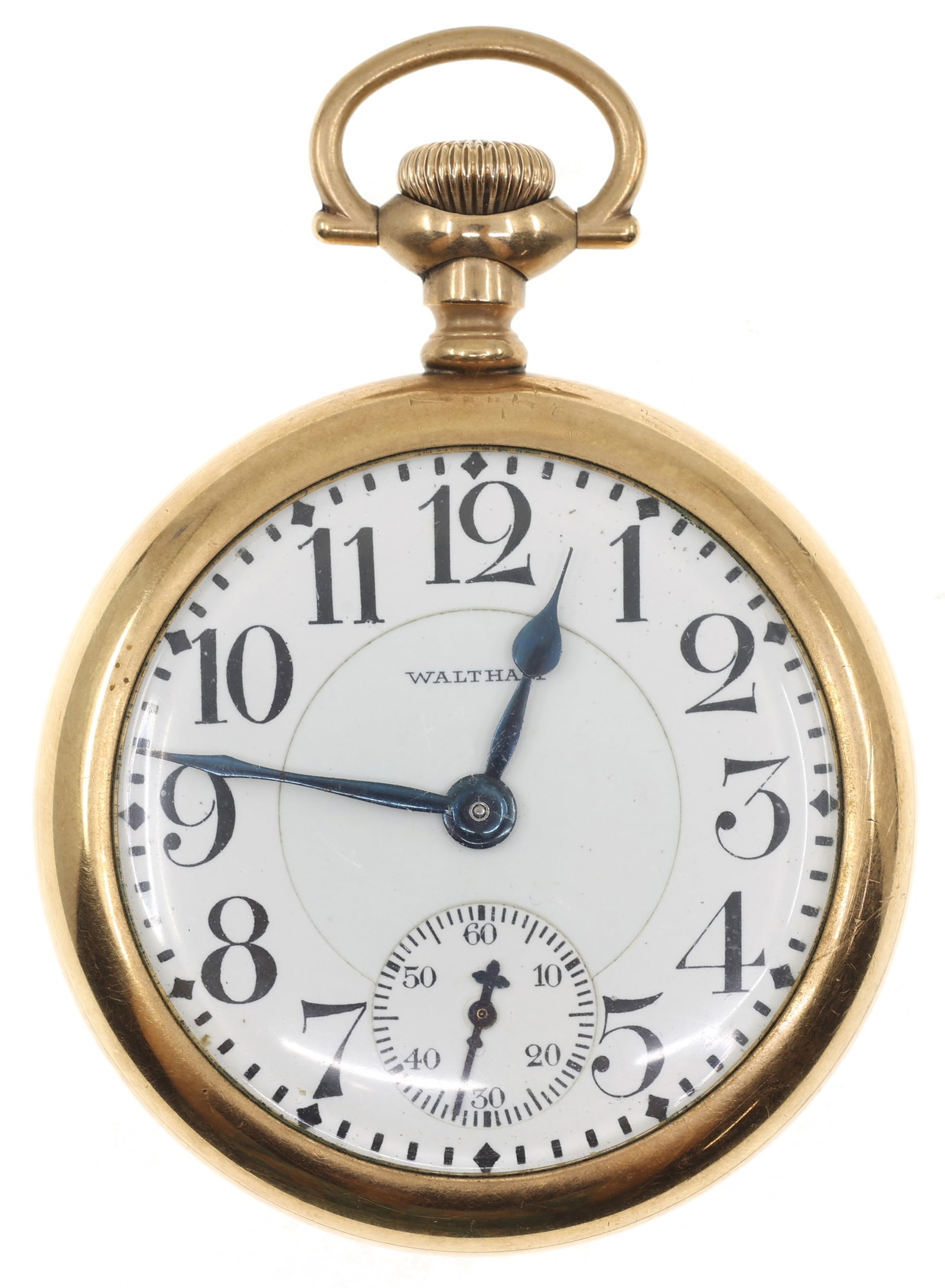 MEN'S WALTHAM GOLD-FILLED CASE POCKET WATCH (1 of 4)