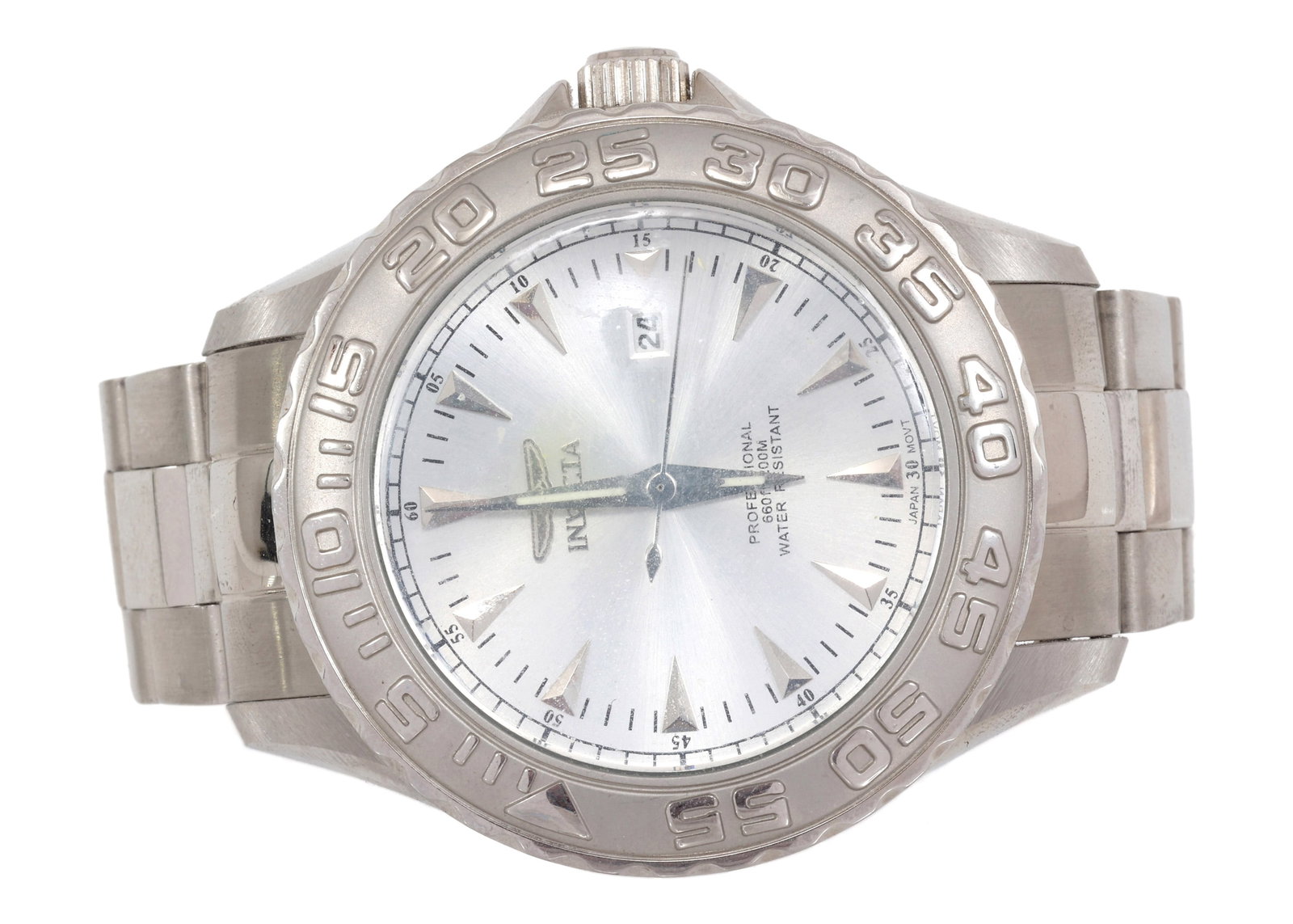 MEN'S INVICTA MODEL 15465 JAPAN QUARTZ WRISTWATCH: MEN'S INVICTA MODEL 15465 JAPAN QUARTZ WRISTWATCH Men's Invicta Model 15465 Pro-Diver Japan Quartz wristwatch Stainless Steel case and band Invict