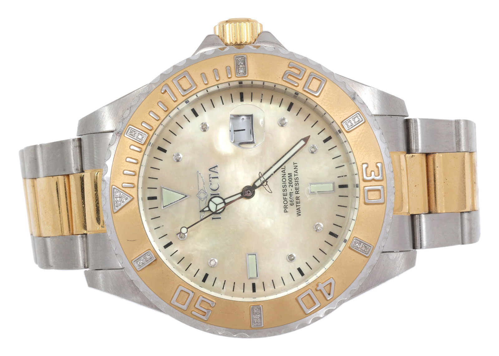 MEN'S INVICTA MODEL 17367 SWISS QUARTZ WRISTWATCH: MEN'S INVICTA MODEL 17367 SWISS QUARTZ WRISTWATCH Men's Invicta Model 17367 Pro-Diver Swiss Quartz wristwatch Stainless Steel case and band