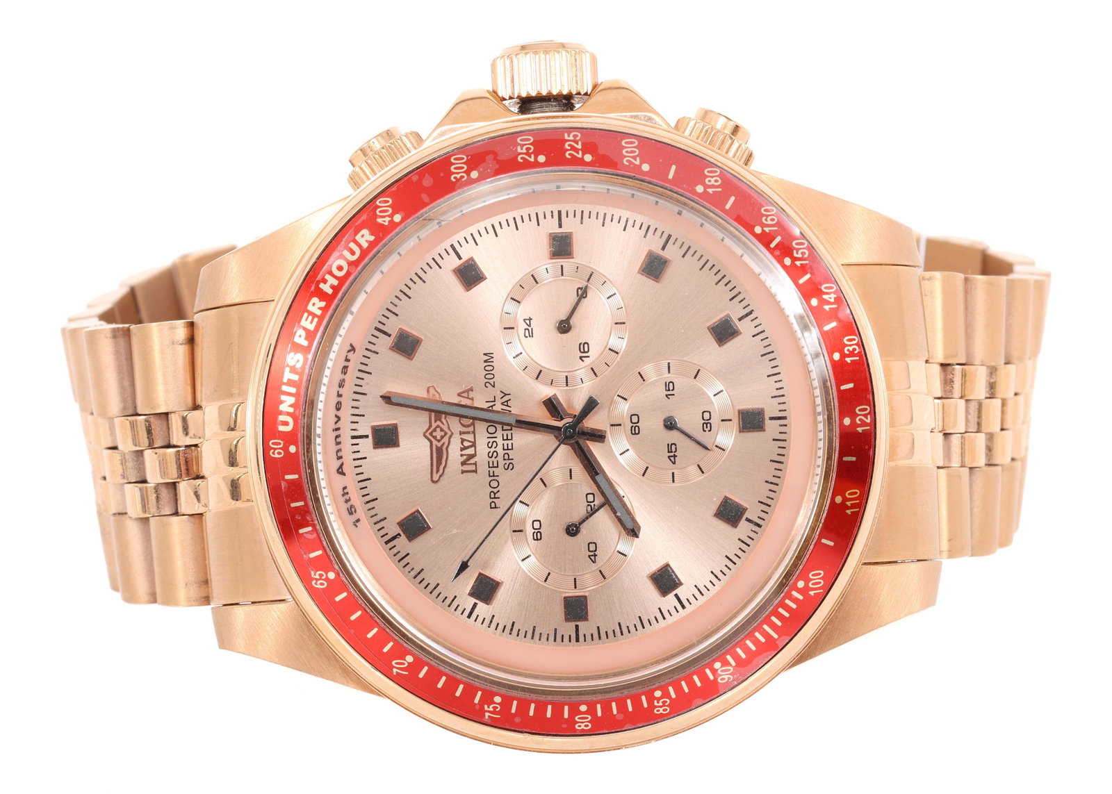MEN'S INVICTA MODEL 31033 JAPAN QUARTZ WRISTWATCH: MEN'S INVICTA MODEL 31033 JAPAN QUARTZ WRISTWATCH Men's Invicta Model 31033 Speedway 15th Anniversary Limited Edition Japan Quartz wristwatch Stainless St