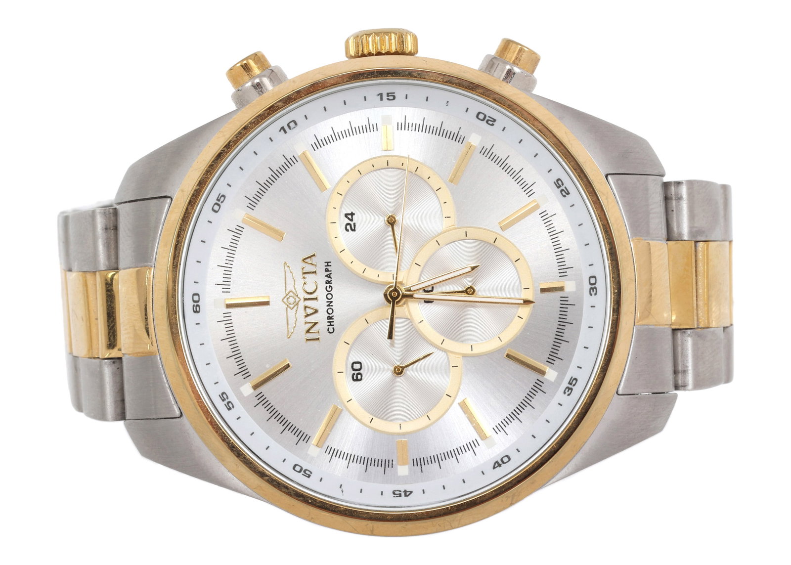 MEN'S INVICTA MODEL 29166 JAPAN QUARTZ WRISTWATCH: MEN'S INVICTA MODEL 29166 JAPAN QUARTZ WRISTWATCH Men's Invicta Model 29166 Specialty Collection Japan Quartz wristwatch Stainless Steel case and band