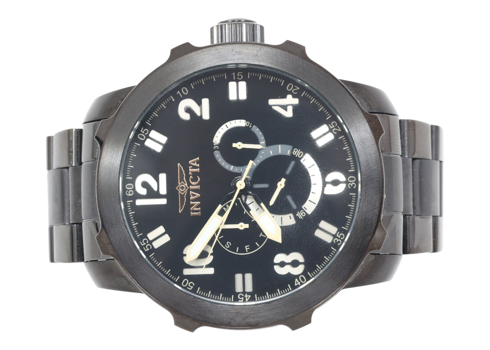MEN'S INVICTA MODEL 29155 JAPAN QUARTZ WRISTWATCH: MEN'S INVICTA MODEL 29155 JAPAN QUARTZ WRISTWATCH Men's Invicta Model 29155 Specialty Collection Japan Quartz wristwatch Stainless Steel case and band