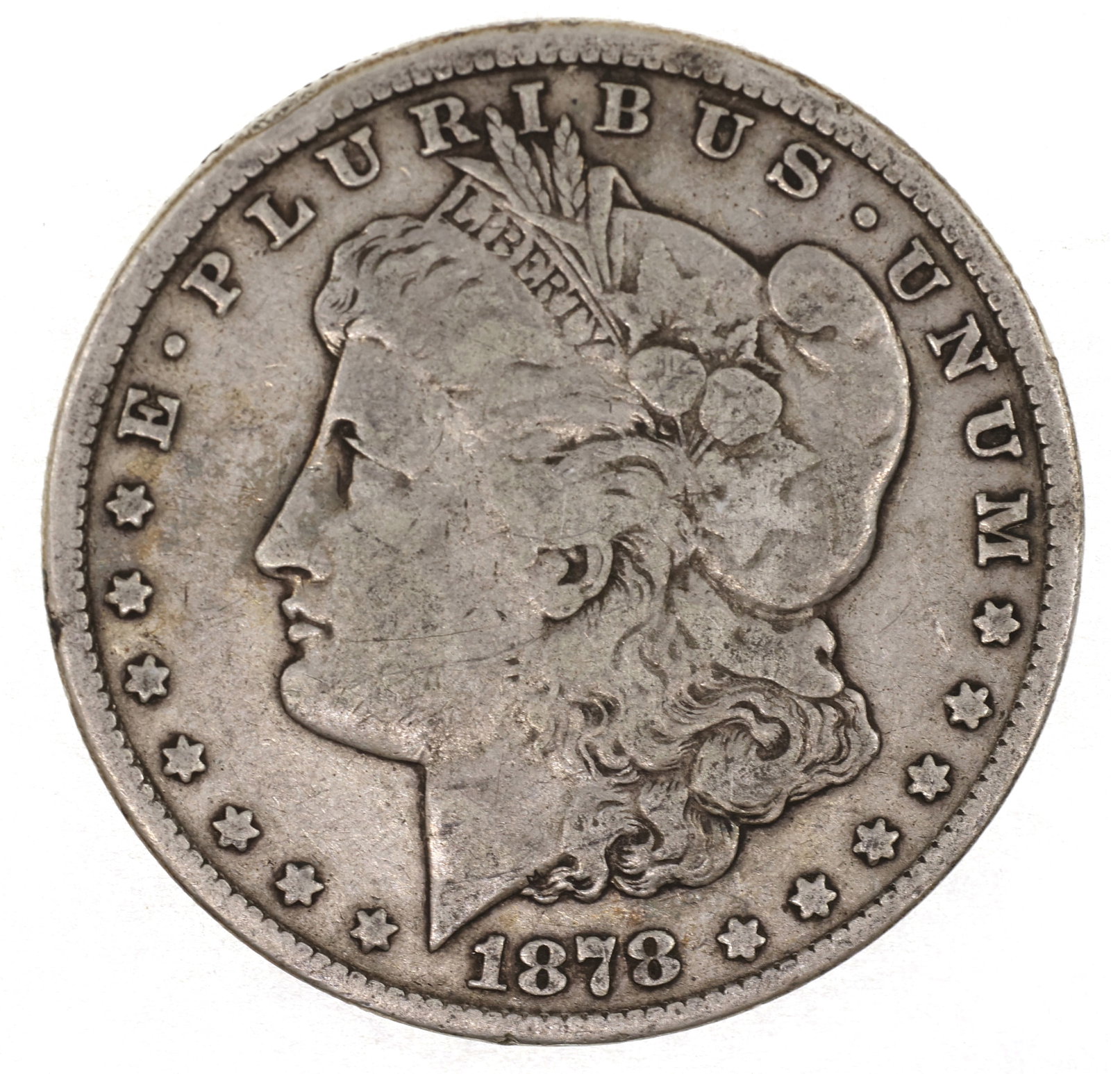 1878-CC US SILVER MORGAN DOLLAR COIN: 1878-CC US SILVER MORGAN DOLLAR COIN 1878-CC United States .900 silver Morgan $1 coin. IMPORTANT NOTE - PLEASE READ: REGARDING OUR IN-HOUSE SHIPPING & INVOICING Shipping: Auctioneers no longer have th