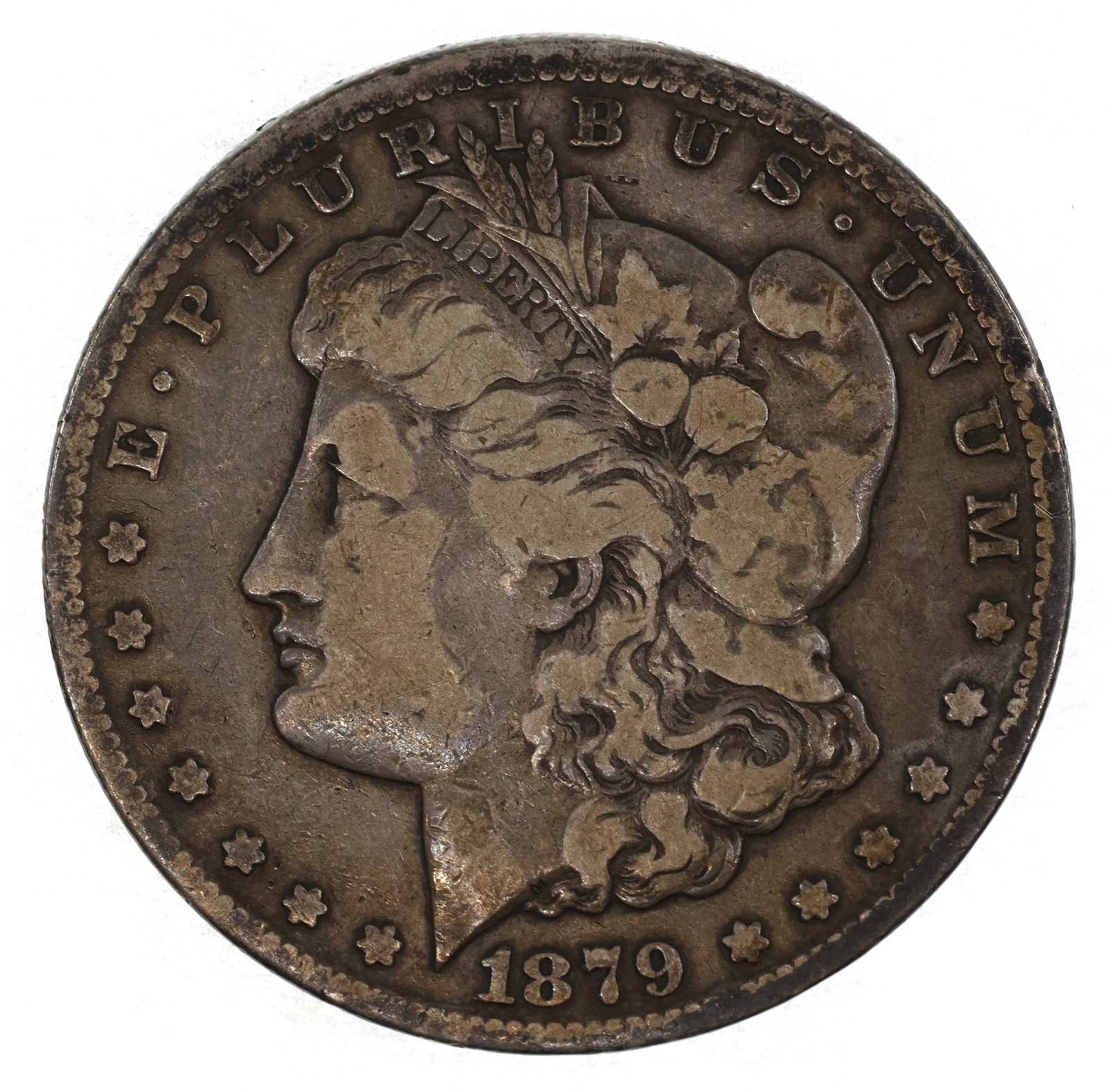 1879-CC US SILVER MORGAN DOLLAR COIN: 1879-CC US SILVER MORGAN DOLLAR COIN 1879-CC United States .900 silver Morgan $1 coin. IMPORTANT NOTE - PLEASE READ: REGARDING OUR IN-HOUSE SHIPPING & INVOICING Shipping: Auctioneers no longer have th