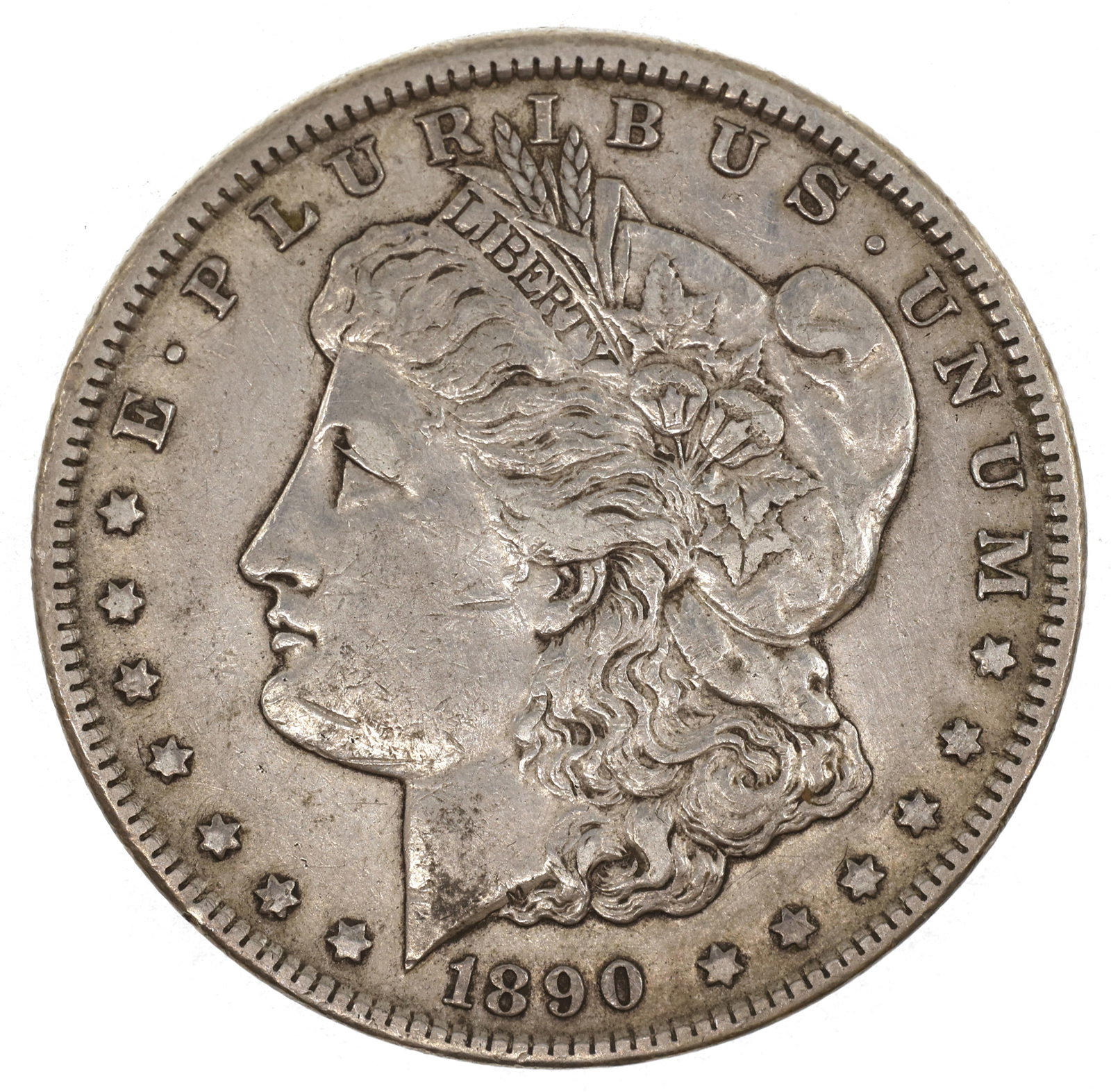 1890-CC US SILVER MORGAN DOLLAR COIN: 1890-CC US SILVER MORGAN DOLLAR COIN 1890-CC United States .900 silver Morgan dollar coin. IMPORTANT NOTE - PLEASE READ: REGARDING OUR IN-HOUSE SHIPPING & INVOICING Shipping: Auctioneers no longer hav