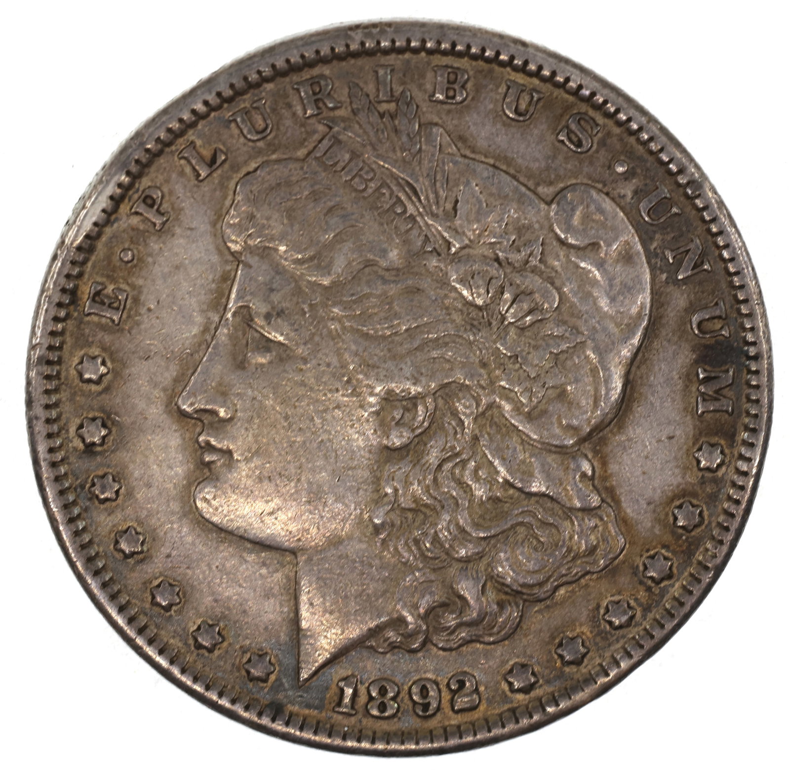 1892-CC US SILVER MORGAN DOLLAR COIN (1 of 2)