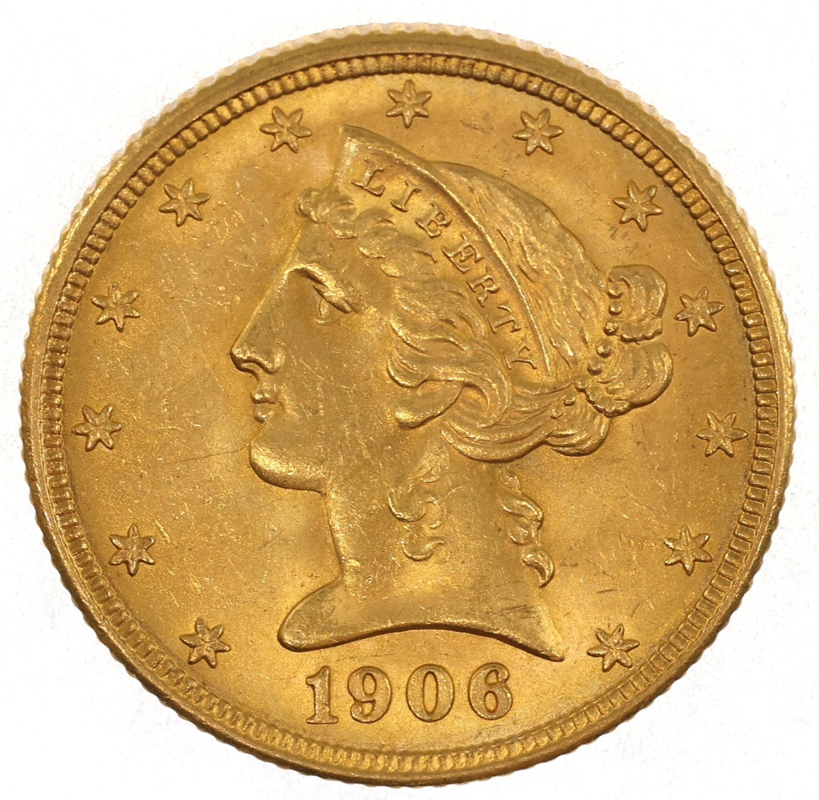 1906-D US GOLD $5 LIBERTY HEAD HALF EAGLE COIN MS: 1906-D US GOLD $5 LIBERTY HEAD HALF EAGLE COIN MS 1906-D United States 90% gold $5 Liberty Head half Eagle, MS. IMPORTANT NOTE - PLEASE READ: REGARDING OUR IN-HOUSE SHIPPING & INVOICING Shipping