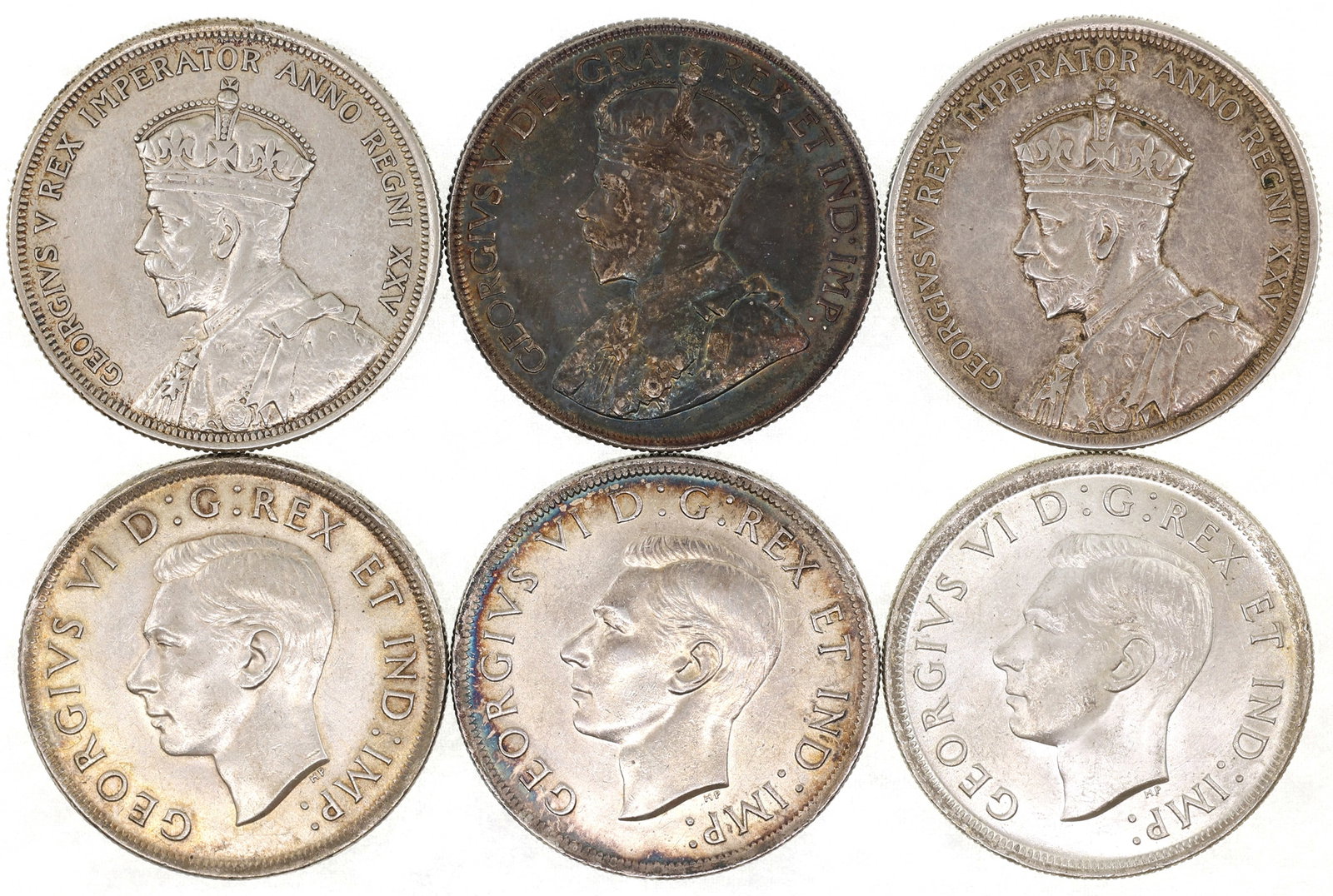 1935-1939 SILVER CANADIAN $1 COINS (1 of 4)