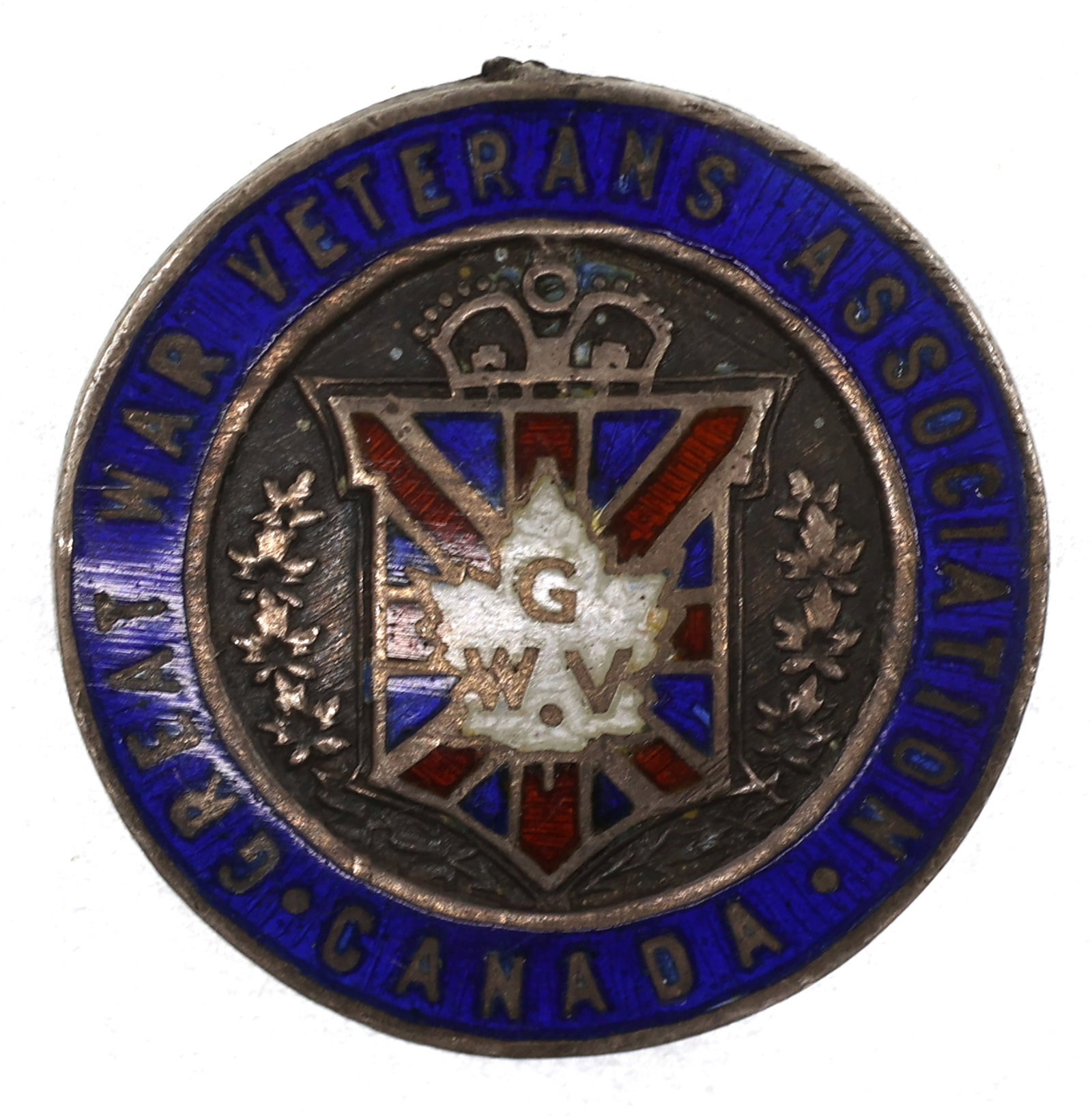 .925 SILVER CANADIAN GREAT WAR VETERANS ASSOC. MEDAL (1 of 2)