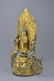 A large Chinese gilt bronze shrine of Buddha and two - 5