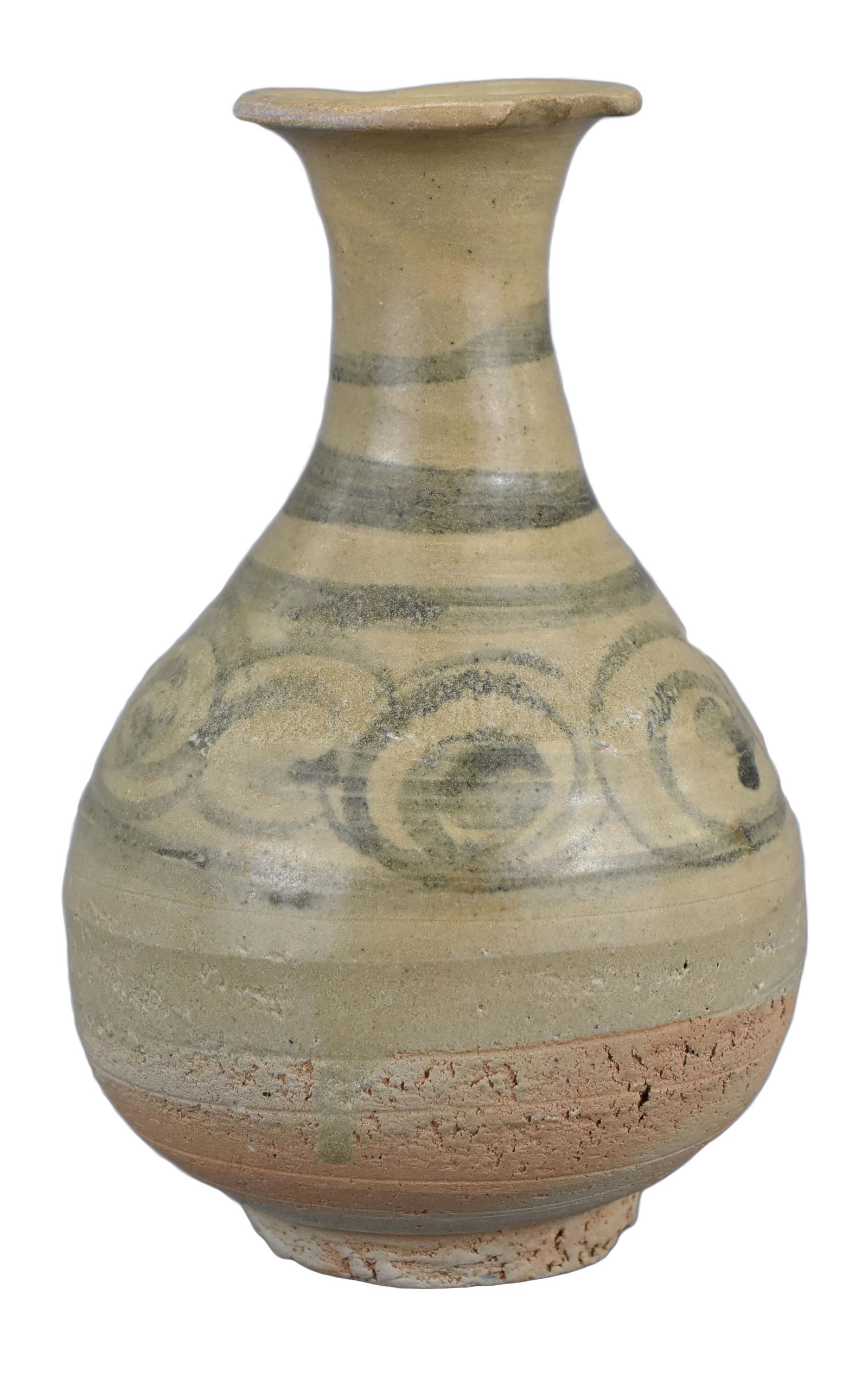 A Rare Chinese Yuan Dynasty Underglazed â€œBlue &: A Rare Chinese Yuan Dynasty Underglazed â€œBlue & White” Bottle.Â This rare jar, or bottle, with underglaze cobalt blue decoration was made at one of the kilns at Yuxi county in Yunnan pro