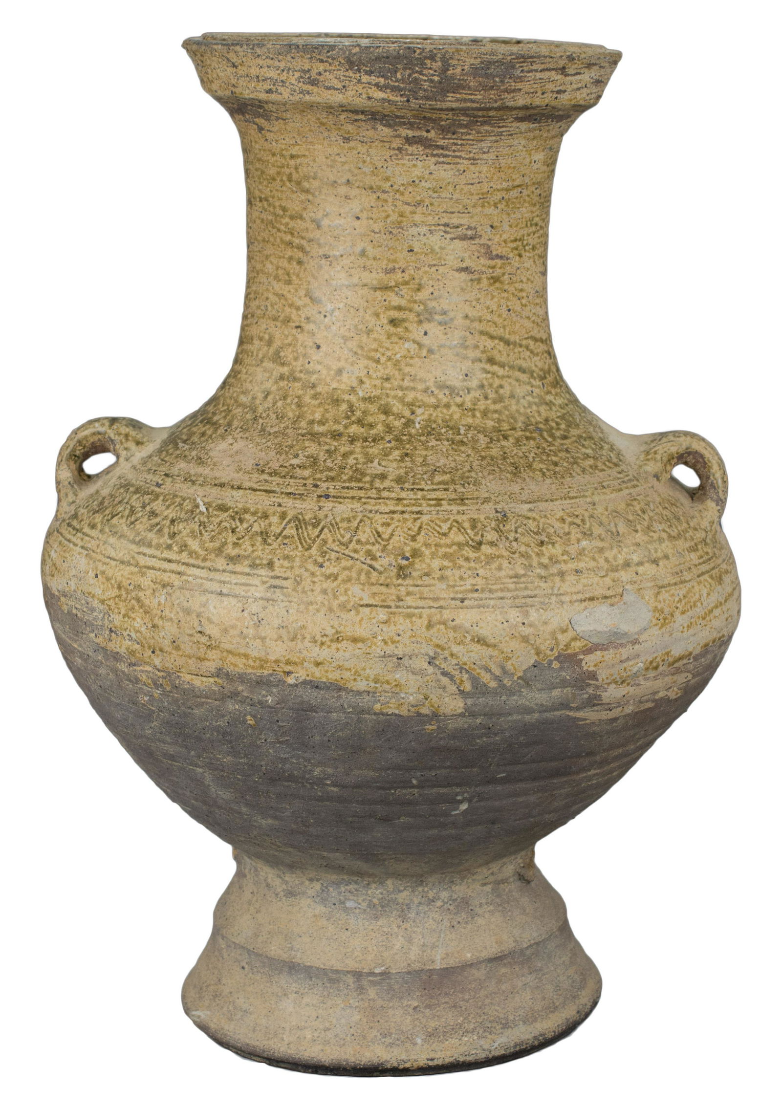 A Fine Large Chinese Han Dynasty Glazed Stoneware Jar (1 of 9)