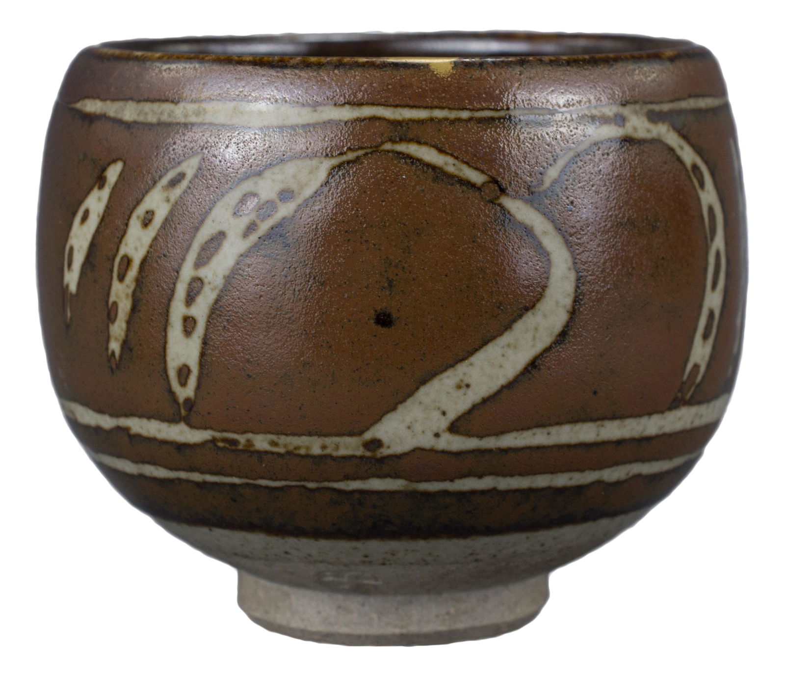 A Studio Pottery Jar, St. Ives, Bernard Leach with Gold: A Studio Pottery Jar, St. Ives, Bernard Leach with Gold Kintsugi Repair. Bearing the impressed St.Ives mark and very likely decorated by Bernard Leach. With a Japanese gold lacquer (kintsugi) repair t