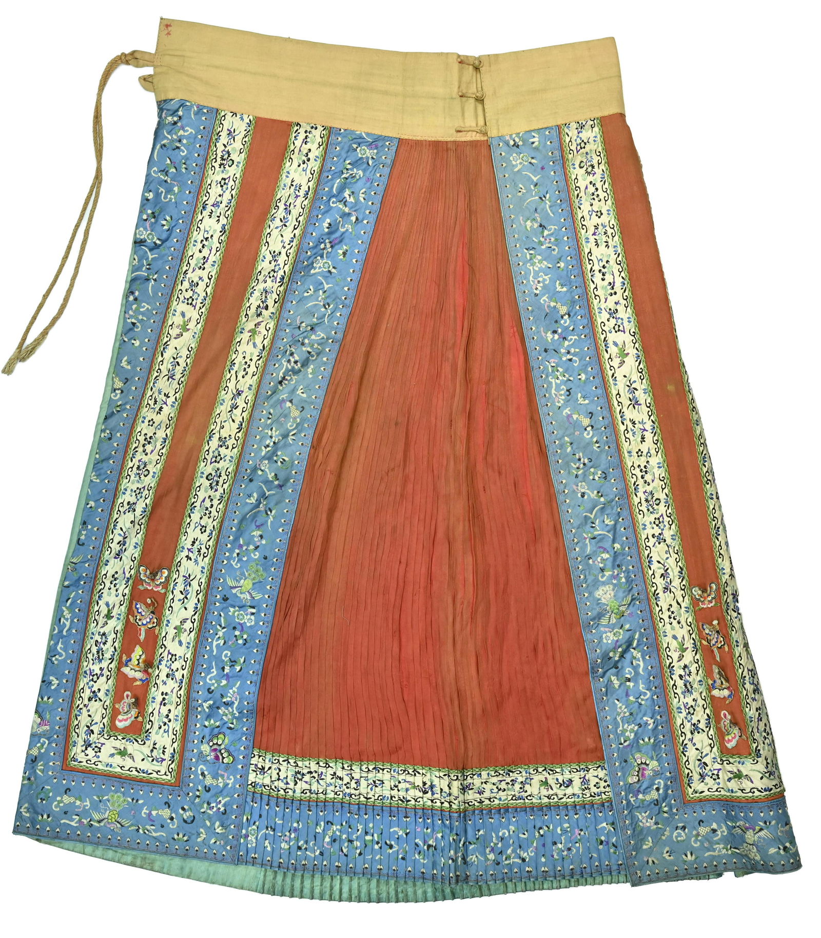 A Chinese 19th C. Qing Dynasty Wedding Skirt (1 of 7)