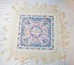 An early 20th century chinese embroidered shawl well