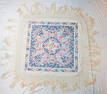 An early 20th century chinese embroidered shawl well