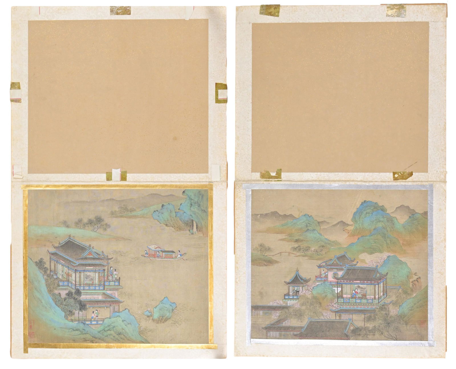 TWO CHINESE PAINTINGS ON SILK, 18/19TH CENTURY (1 of 1)