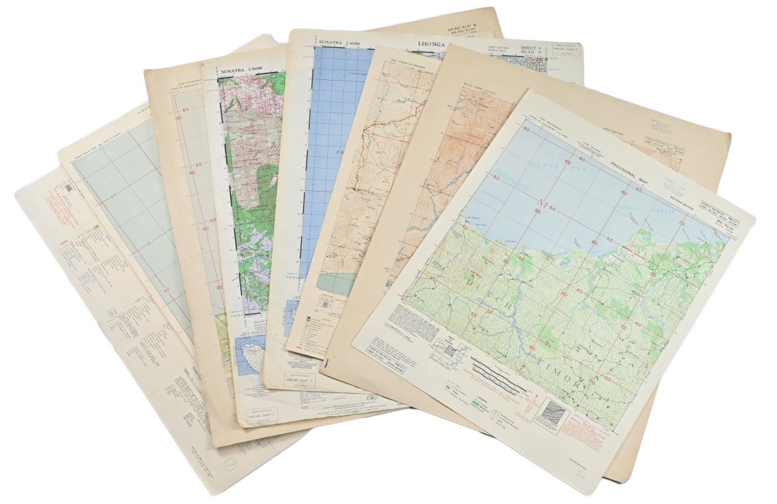 US DEPARTMENT OF DEFENSE. WORLD WAR 2, SUMATRA, INDONESIA AND DUTCH EAST INDIES MAPS (1944-1946) (1 of 6)