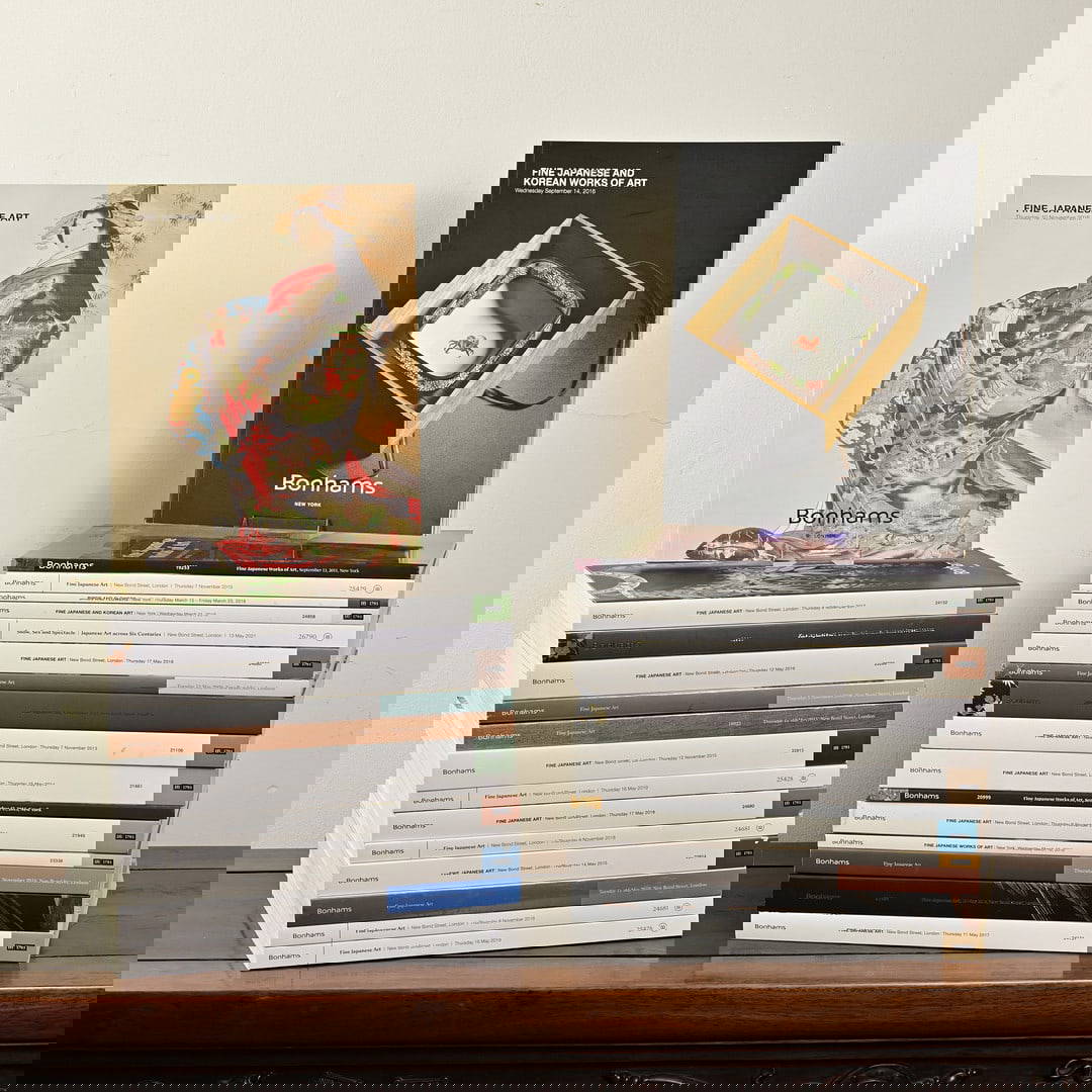 A COLLECTION OF BONHAMS FINE JAPANESE ART SALES CATALOGUES, LONDON & NEW YORK, 2009-2019 (31).