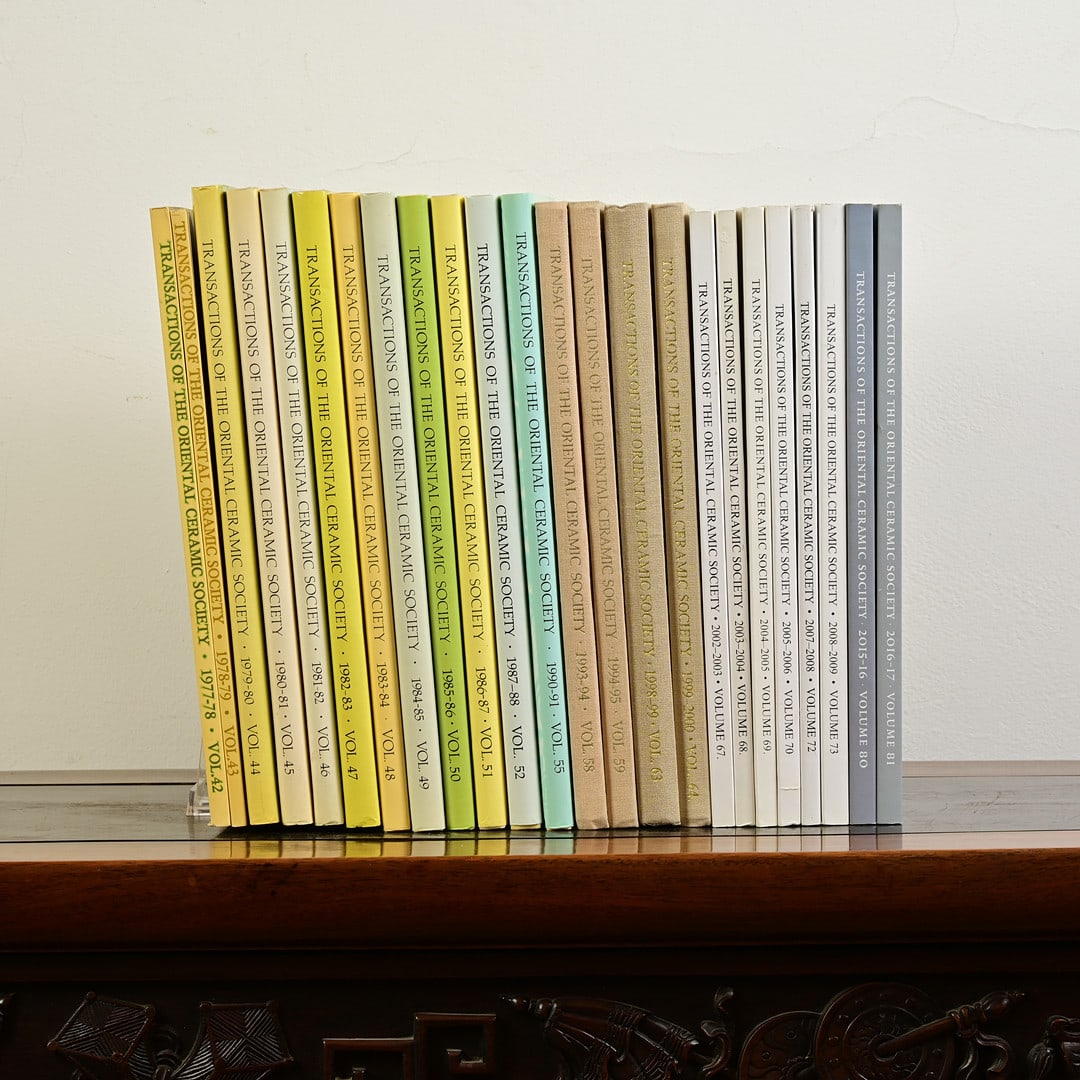 TRANSACTIONS OF THE ORIENTAL CERAMIC SOCIETY, FROM 1978-79 (VOL.43) TO 2016-17 (VOL.81) (24).: TRANSACTIONS OF THE ORIENTAL CERAMIC SOCIETY, FROM 1978-79 (VOL.43) TO 2016-17 (VOL.81) (24).