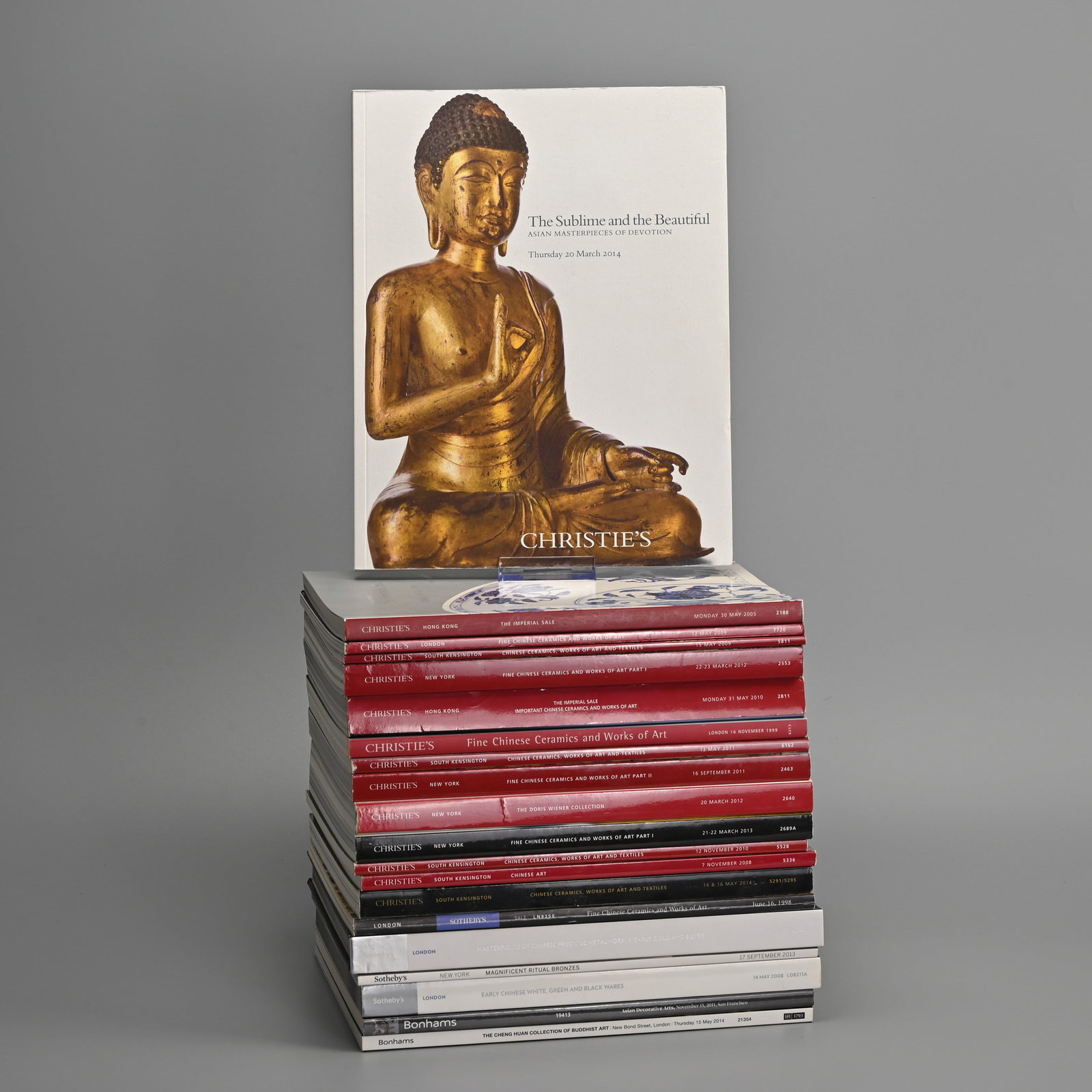 CHRISTIE'S, SOTHEBY'S AND BONHAMS AUCTION CATALOGUES ON MAINLY CHINESE WORKS OF ART, YEAR 1998 (1 of 5)