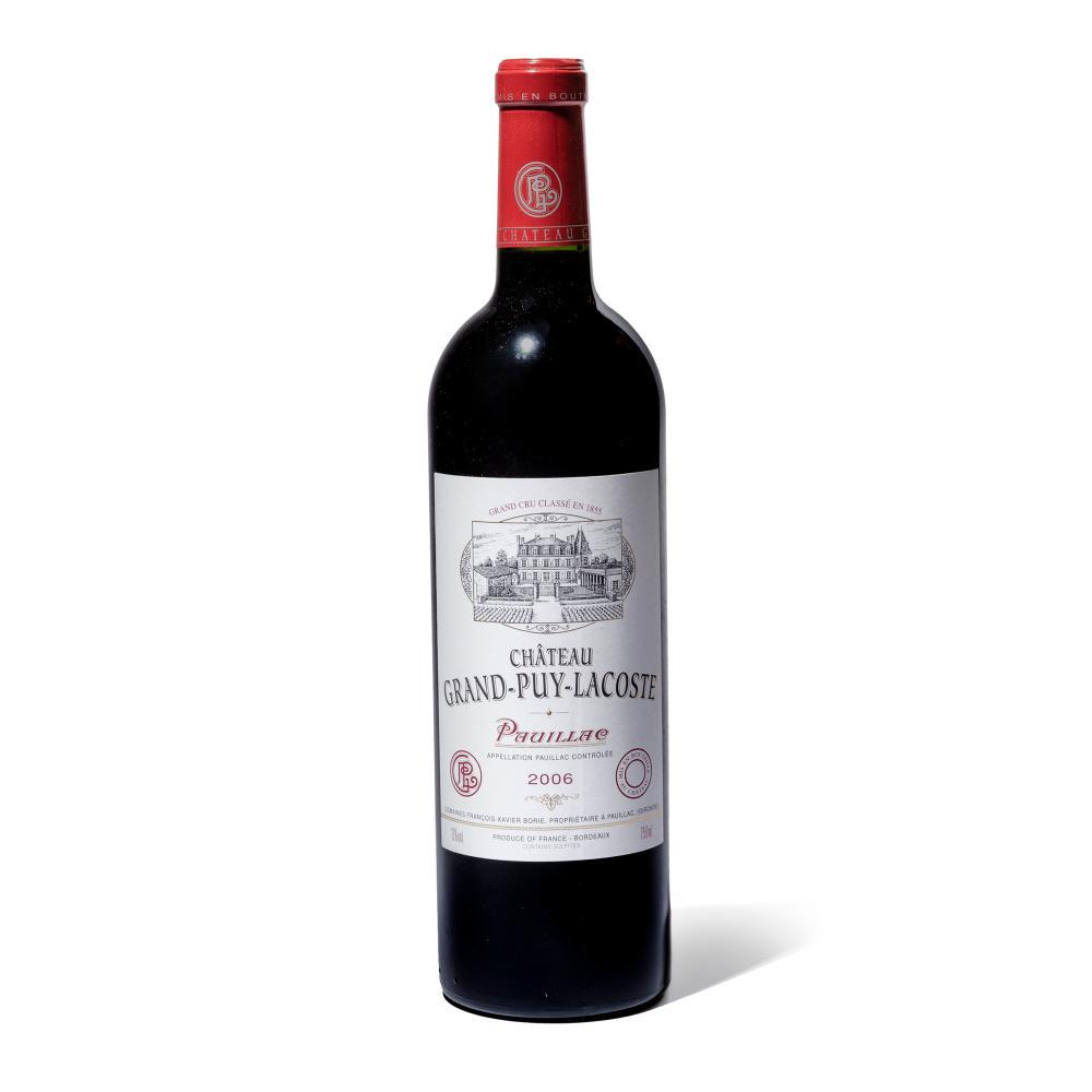 2006 Grand-Puy-Lacoste: 12 bottles Chateau Grand-Puy-Lacoste 2006 Pauillac, 5me cru classe In orignal wooden case
