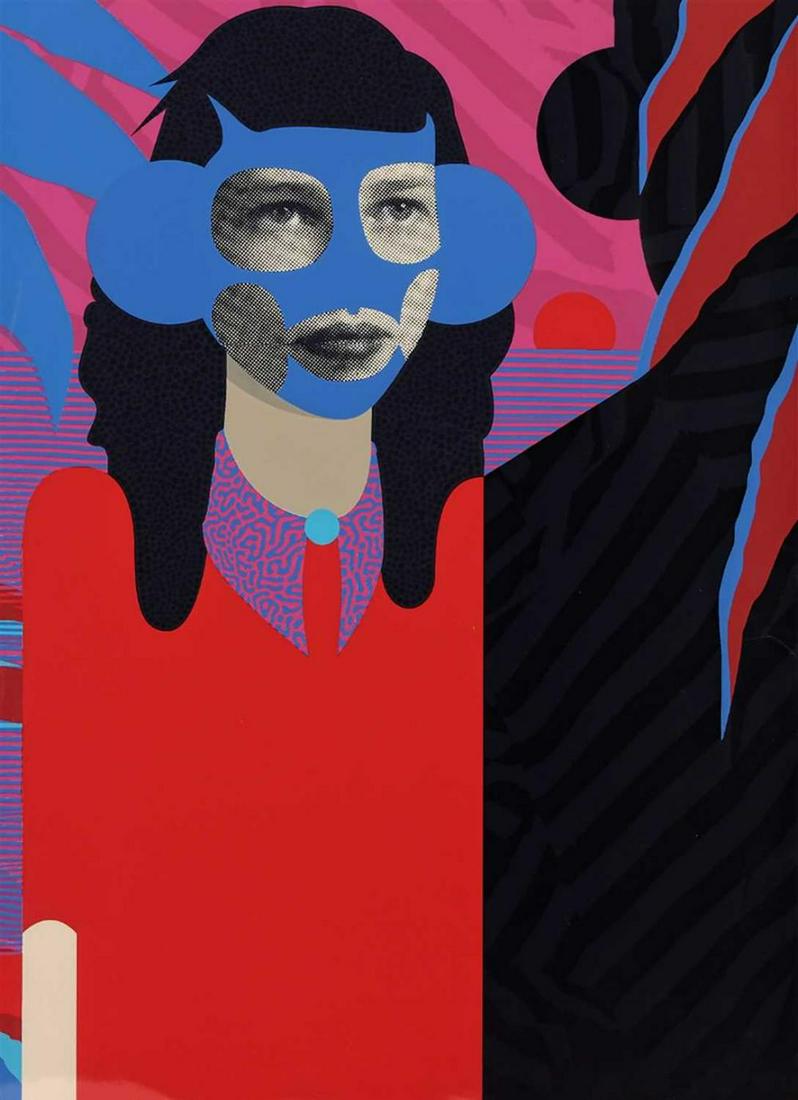 Paul Insect (British b.1971) " Demios Your Guiding: Paul Insect ( British b.1971) " Demios Your Guiding Light " 7 Colour Screen Pritn on Arches 88 300GSM paper Edition of 70. 76 x 55cm