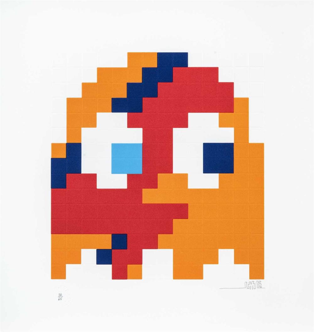 Invader (French b.1969), 'Aladin Sane (Clyde)', 2014 (1 of 1)