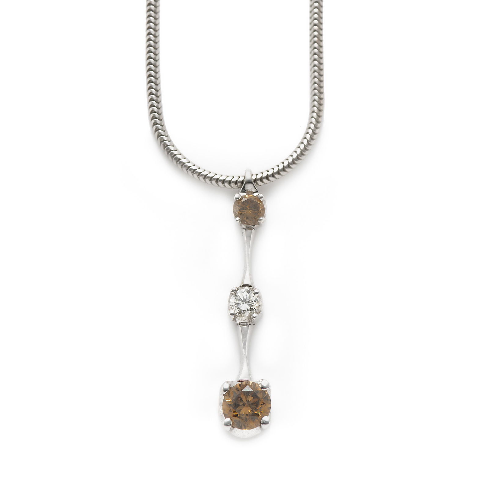 H Stern - a diamond and coloured diamond pendant. (1 of 1)