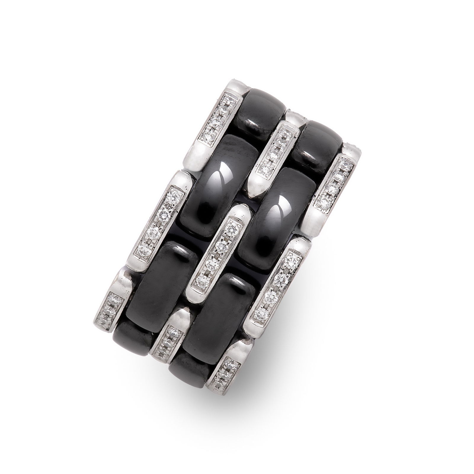 Chanel - an 18ct gold black ceramic and diamond 'Ultra' (1 of 1)