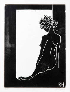 Rachel Howard (British b.1969), 'Still Life', 2016: Rachel Howard (British b.1969), 'Still Life', 2016, woodcut print on paper, initialled to the block, signed and numbered from an edition of 25 in pencil, published by Other Criteria; sheet: 48 x 38cm