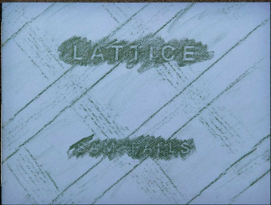 Sam Falls (American b.1984), 'Lattice (Book)', 2013: Sam Falls (American b.1984), 'Lattice (Book)', 2013, crayon rubbings on paper with hand sewn binding, signed in pencil to the first page, signed and dated in pencil to the inner of the back cover, tit