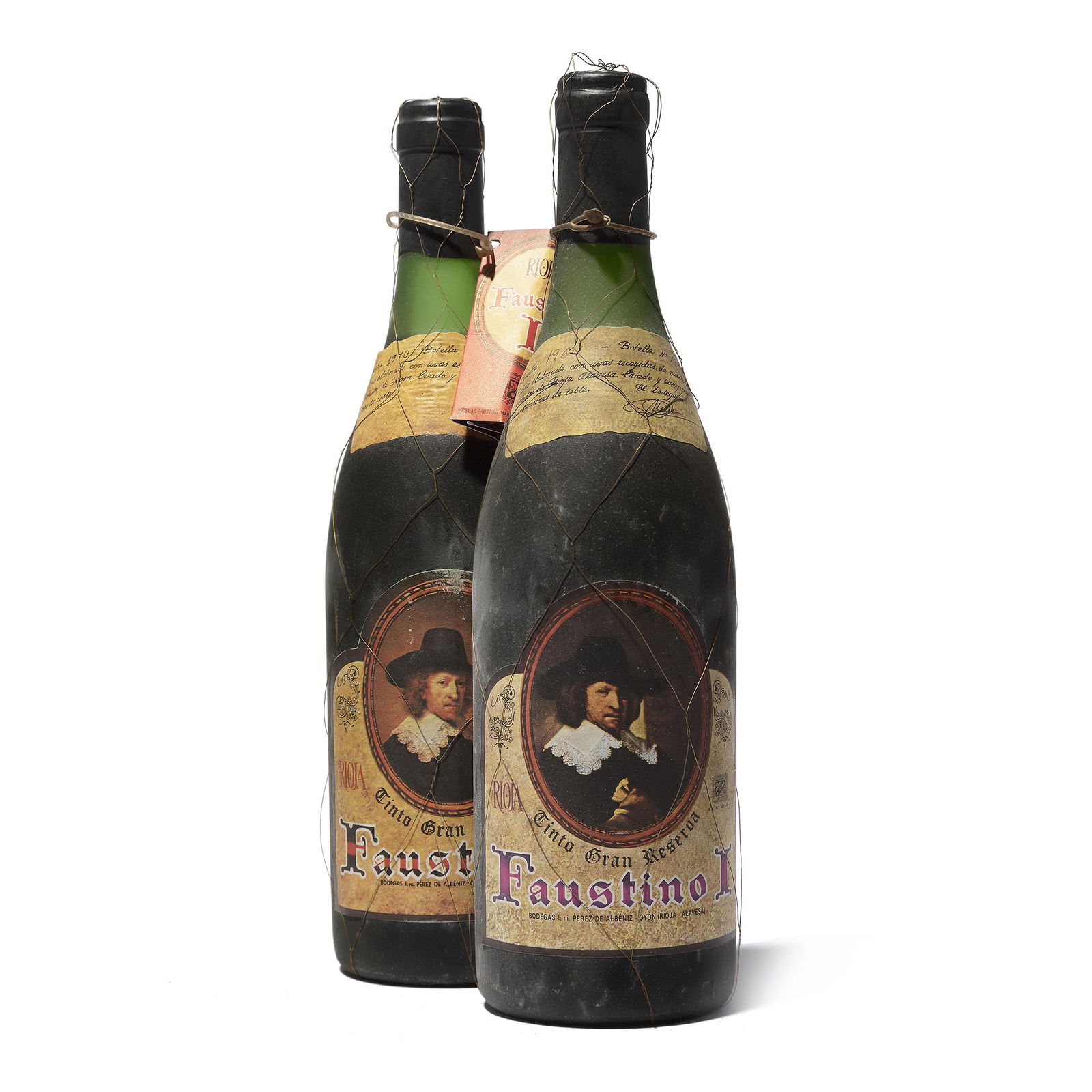 12 bottles Mixed Faustino I Gran Reserva: Faustino I Gran Reserva Rioja 1964 Levels: one 2.5cms, one 3.5cms and three 4cms (5) 1970 Levels: five 2cms, one 2.5cms and one 3cms (7)