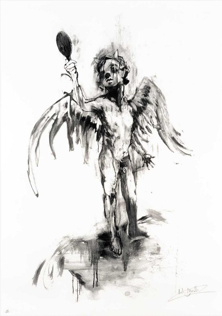 Anthony Micallef (British 1975-), â€˜God I Want To Be: Antony Micallef (British b.1975), â€˜God I Want To Be Badâ€™, 2007, screen print on paper, signed and numbered from an edition of 1000 in pencil, published by Pictures On Walls; sheet: 106 x