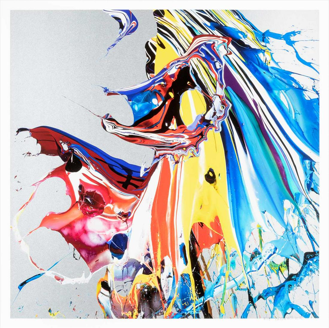 Katrin Fridriks (Icelandic b.1975), 'Awakening Ride',: Katrin Fridriks (Icelandic b.1975), 'Awakening Ride', 2018, embossed silk screen and ink jet print on 410gsm Somerset enhanced radiant white satin paper, signed and numbered from an edition of 77 in p