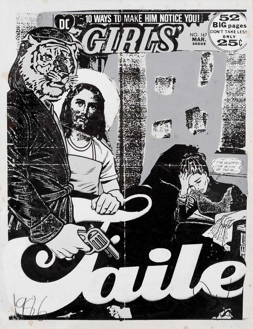 Faile (Collaboration), '10 Ways (Black & White)', 2007 (1 of 1)