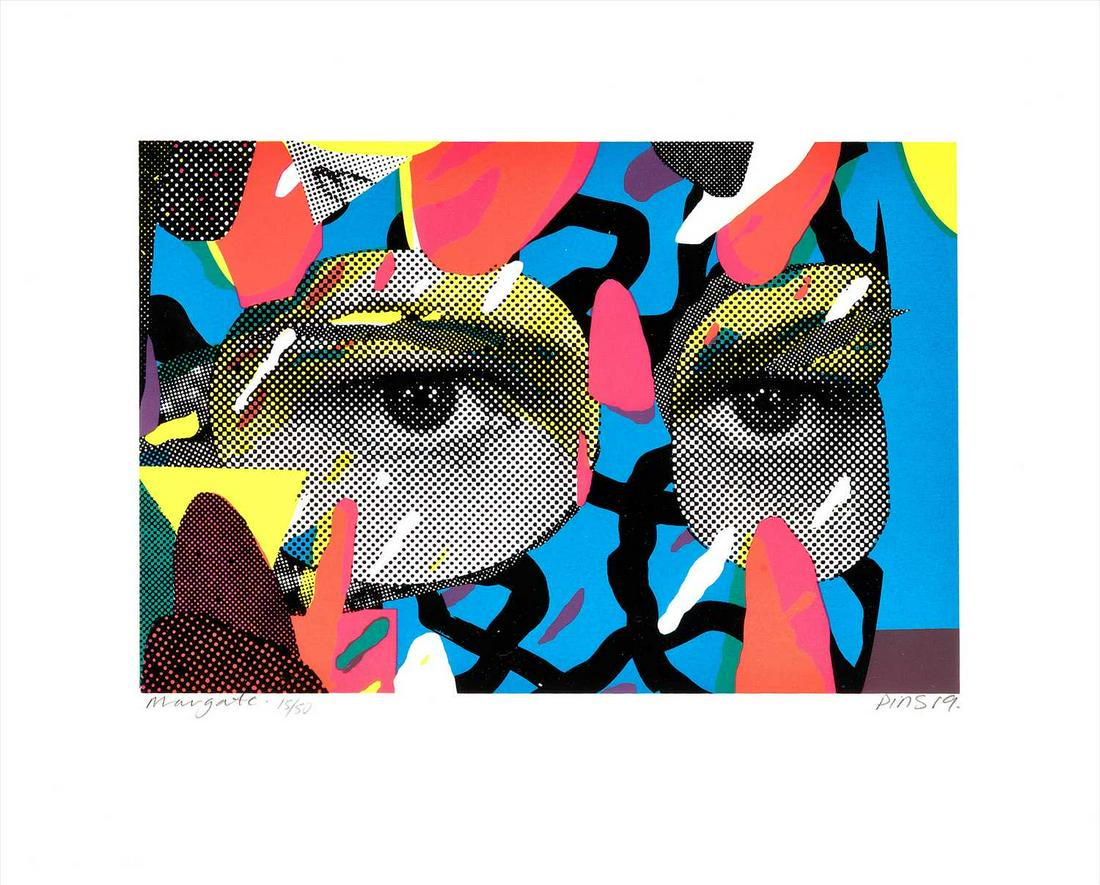 Paul Insect (British b.1971), 'In A Dreamland', 2019: Paul Insect (British b.1971), 'In A Dreamland', 2019, screen print in colours on wove paper, signed, dated, inscribed 'Margate' and numbered from an edition of 50 in pencil, published by Coriander Stu