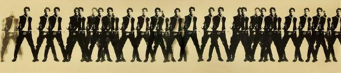 Ryan Callanan aka RYCA (British 1981-), '3 1/2 Ft Of: Ryan Callanan aka RYCA (British 1981-), '3 1/2 Ft Of Han', 2012, silkscreen on 280 gsm Somerset paper, signed and numbered from an edition of 50 in pencil, published by Squarity; sheet: 25 x 122cm (Fr