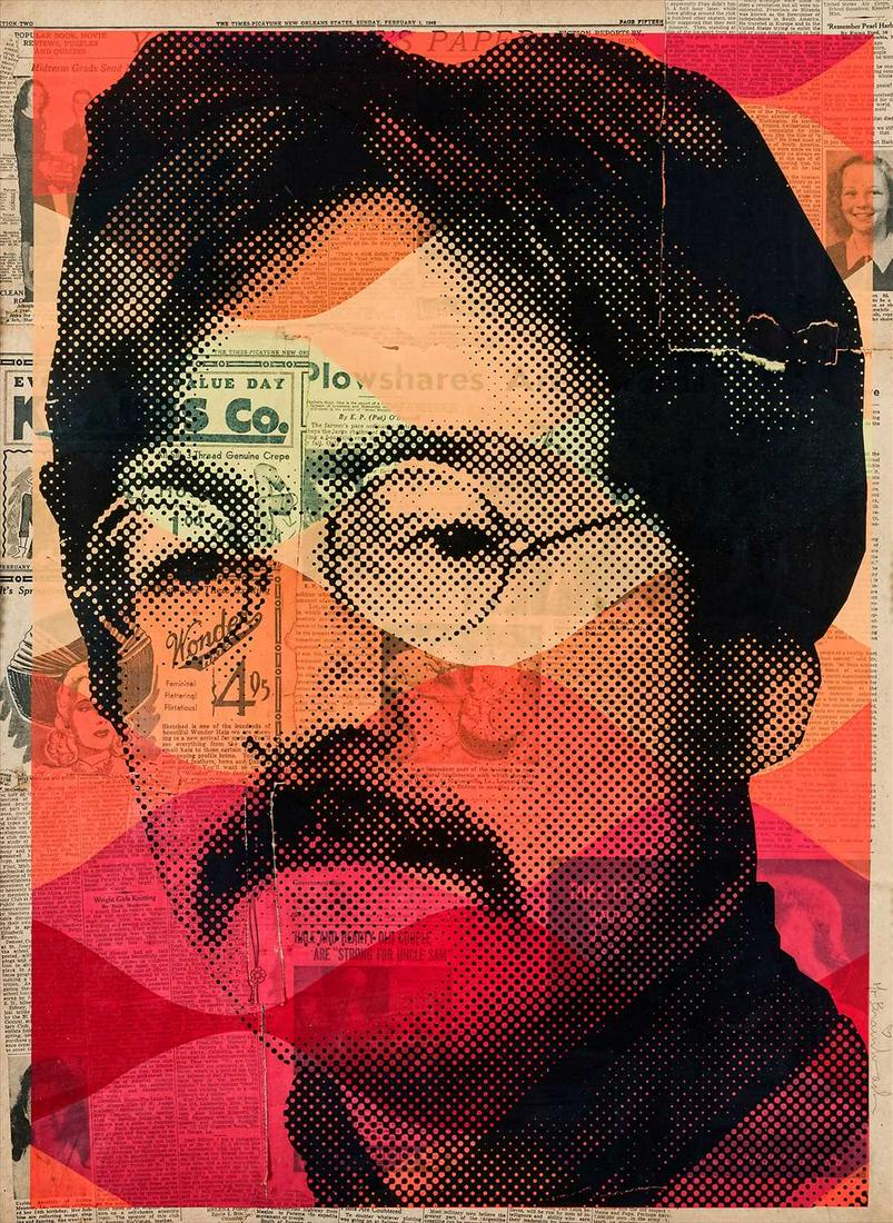 Mr Brainwash (French 1966-), 'Vintage Lennon' (1 of 1)