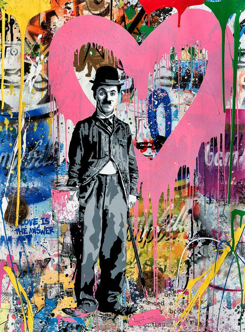 Mr Brainwash (French 1966-), 'Chaplin' (1 of 1)