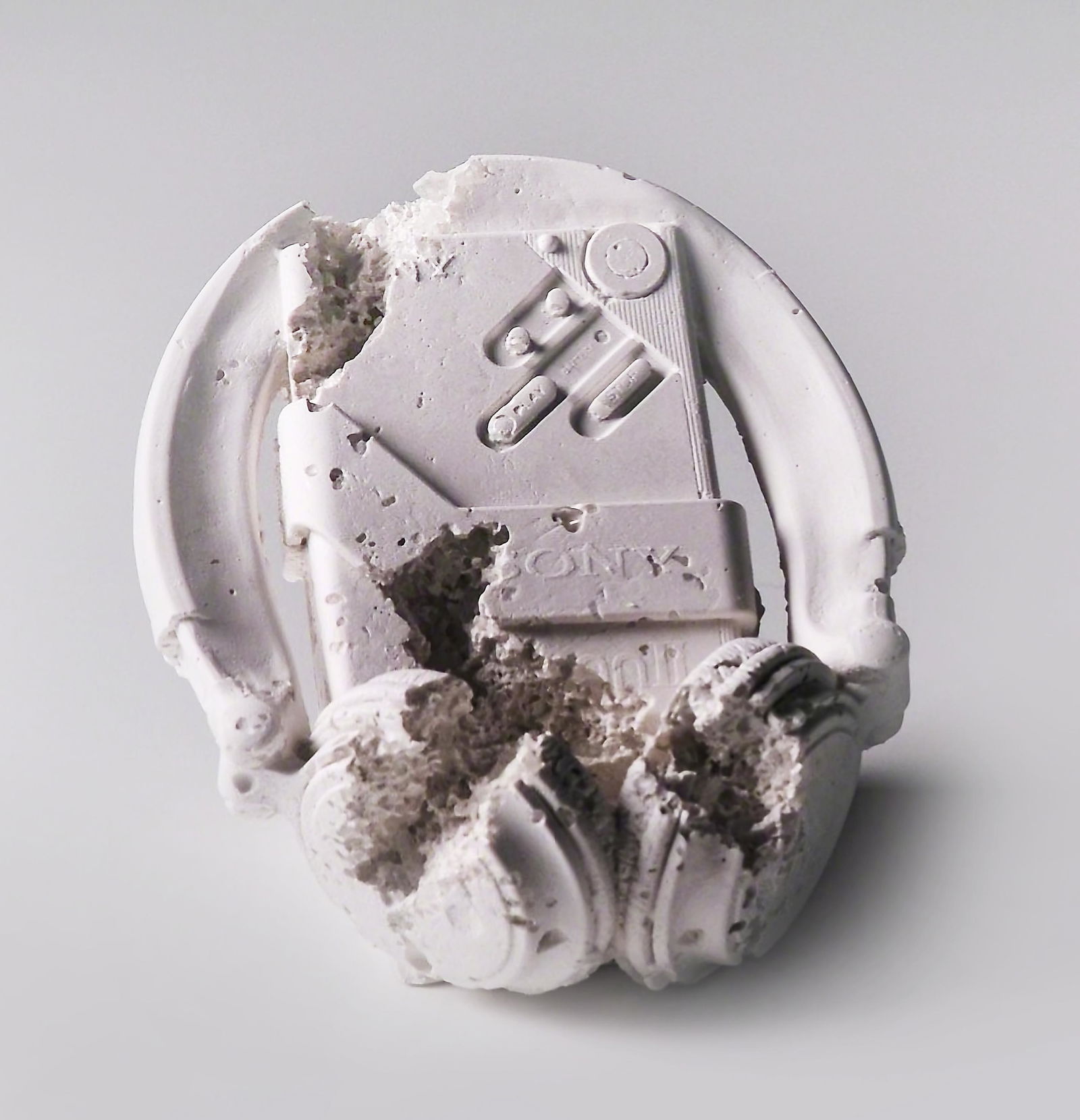 Daniel Arsham (American 1980-), 'Sony Walkman', Future: Daniel Arsham (American 1980-), 'Sony Walkman', Future Relic 06, 2017, plaster and crushed glass, from an edition of 500; 14.6 x 14.6 x 14cm