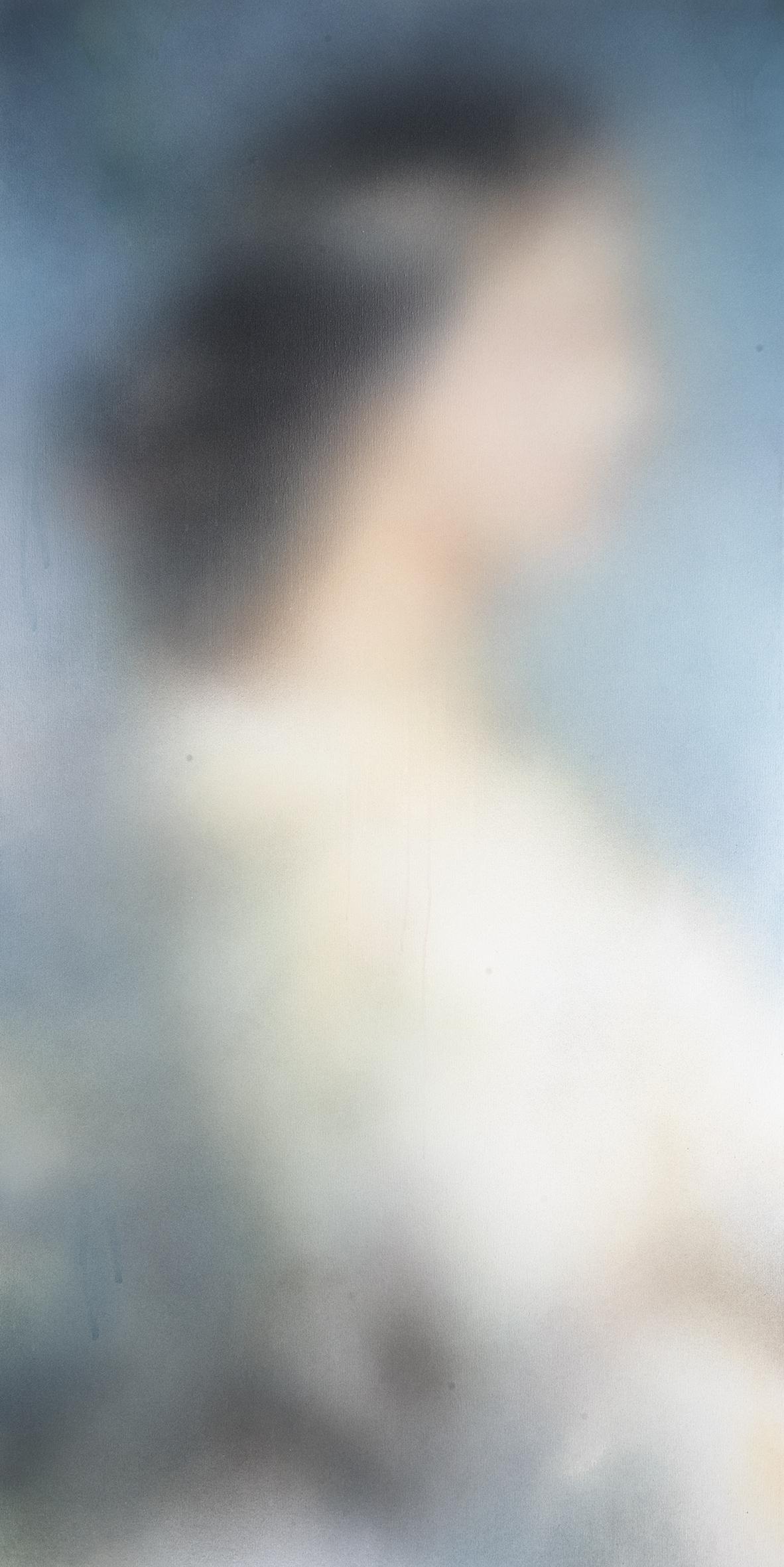 Miaz Brothers (Italian Duo), â€˜Lady Jâ€™, 2016: Miaz Brothers (Italian Duo), â€˜Lady Jâ€™, 2016, unique, acrylic on canvas, signed, dated and stencilled verso; canvas: 194 x 98cm ARR